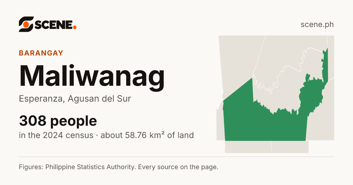 Maliwanag, Esperanza, barangay: 308 people in the 2024 census