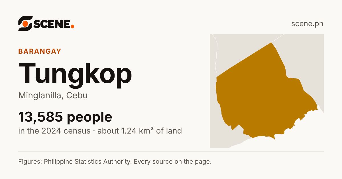 Tungkop, Minglanilla, barangay: 13,585 people in the 2024 census