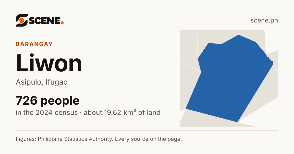 Liwon, Asipulo, barangay: 726 people in the 2024 census