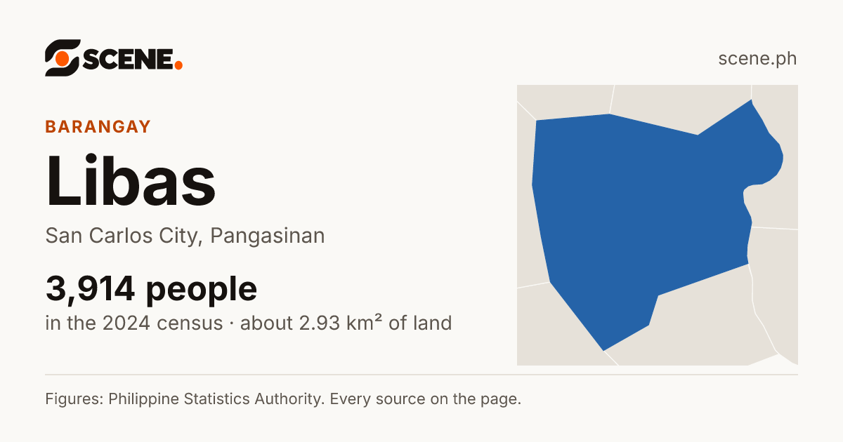Libas, San Carlos City, barangay: 3,914 people in the 2024 census