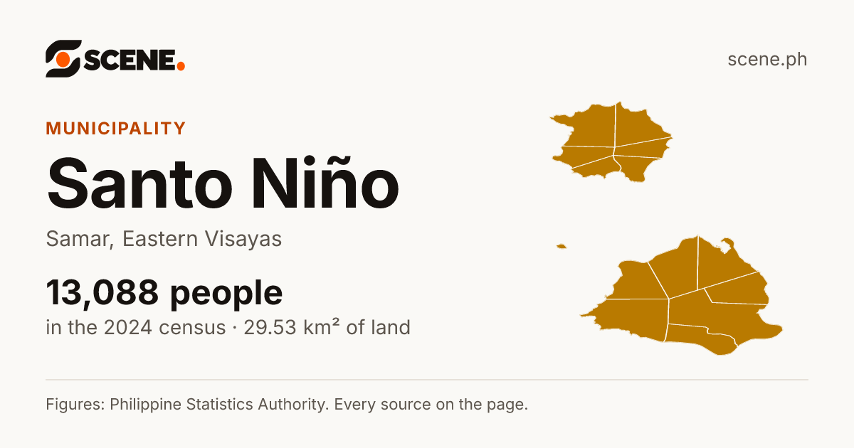 Santo Niño, Samar, municipality: 13,088 people in the 2024 census