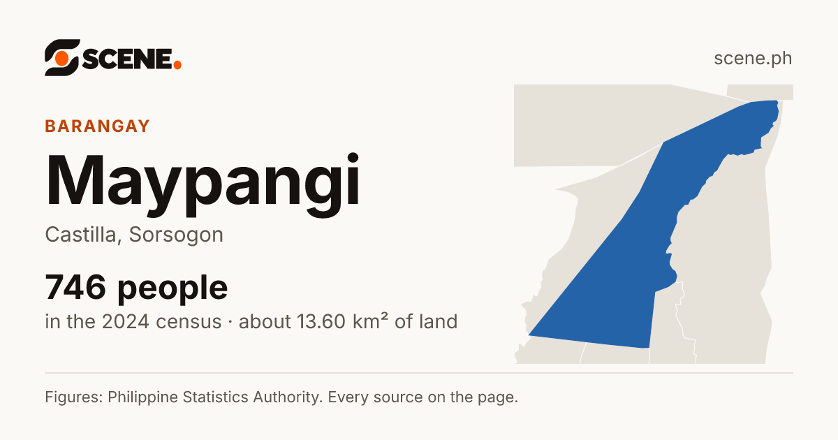 Maypangi, Castilla, barangay: 746 people in the 2024 census