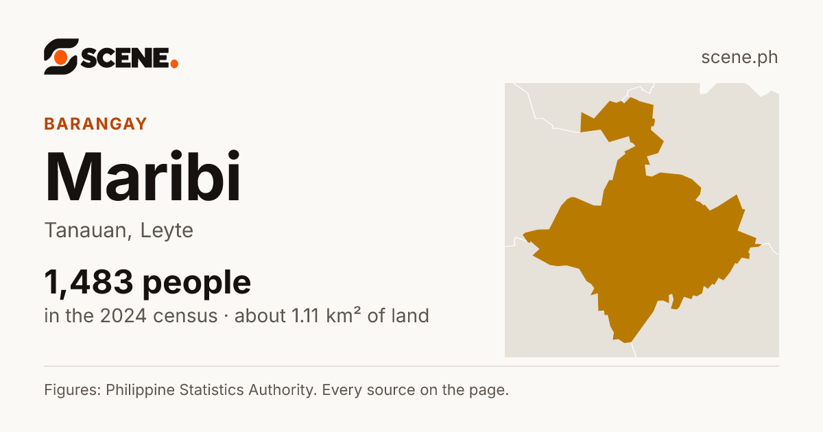 Maribi, Tanauan, barangay: 1,483 people in the 2024 census