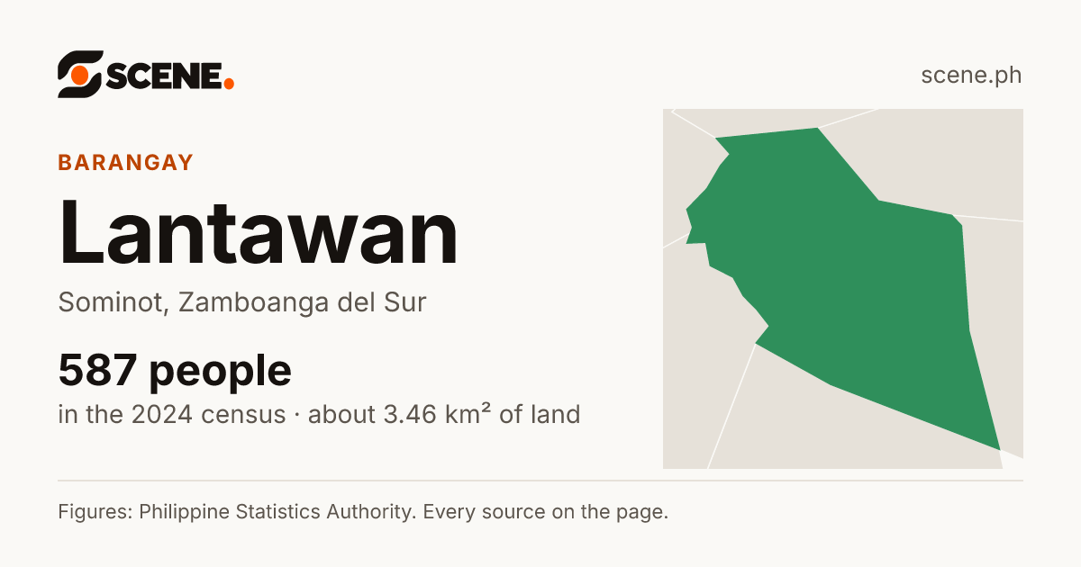 Lantawan, Sominot, barangay: 587 people in the 2024 census