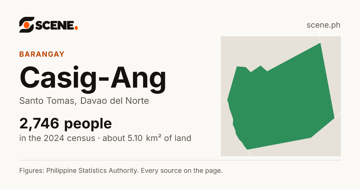 Casig-Ang, Santo Tomas, barangay: 2,746 people in the 2024 census
