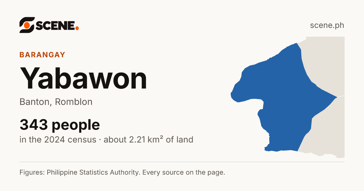 Yabawon, Banton, barangay: 343 people in the 2024 census