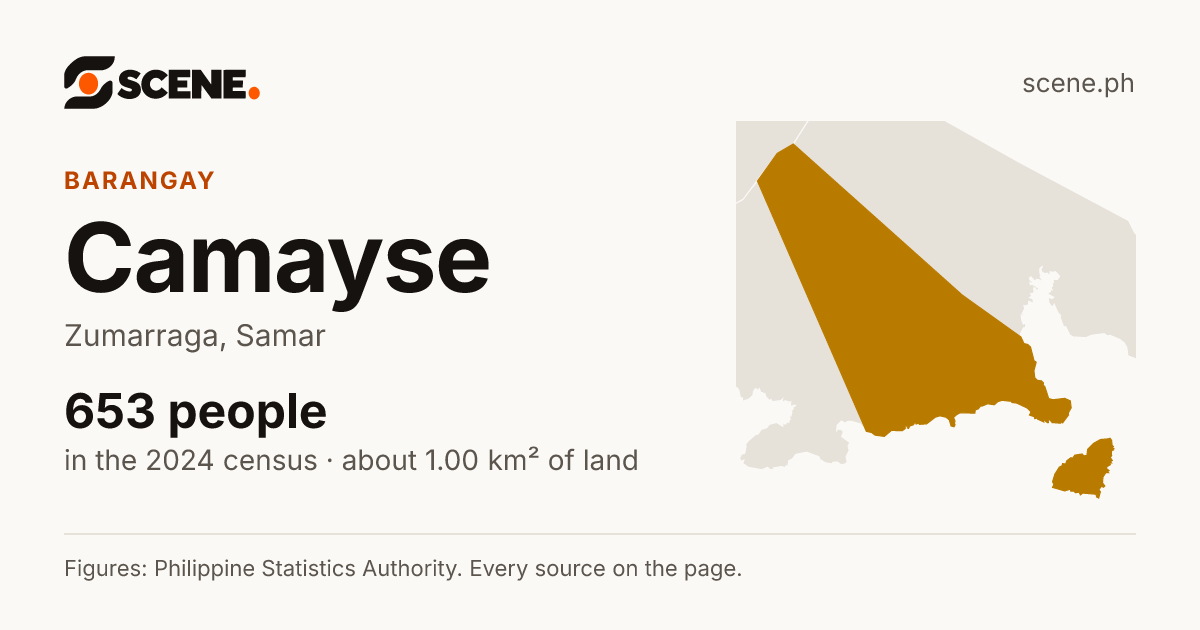 Camayse, Zumarraga, barangay: 653 people in the 2024 census