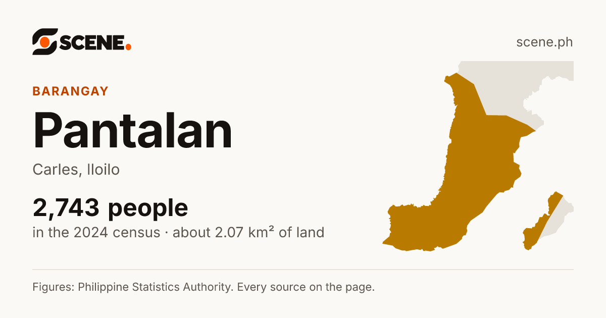 Pantalan, Carles, barangay: 2,743 people in the 2024 census