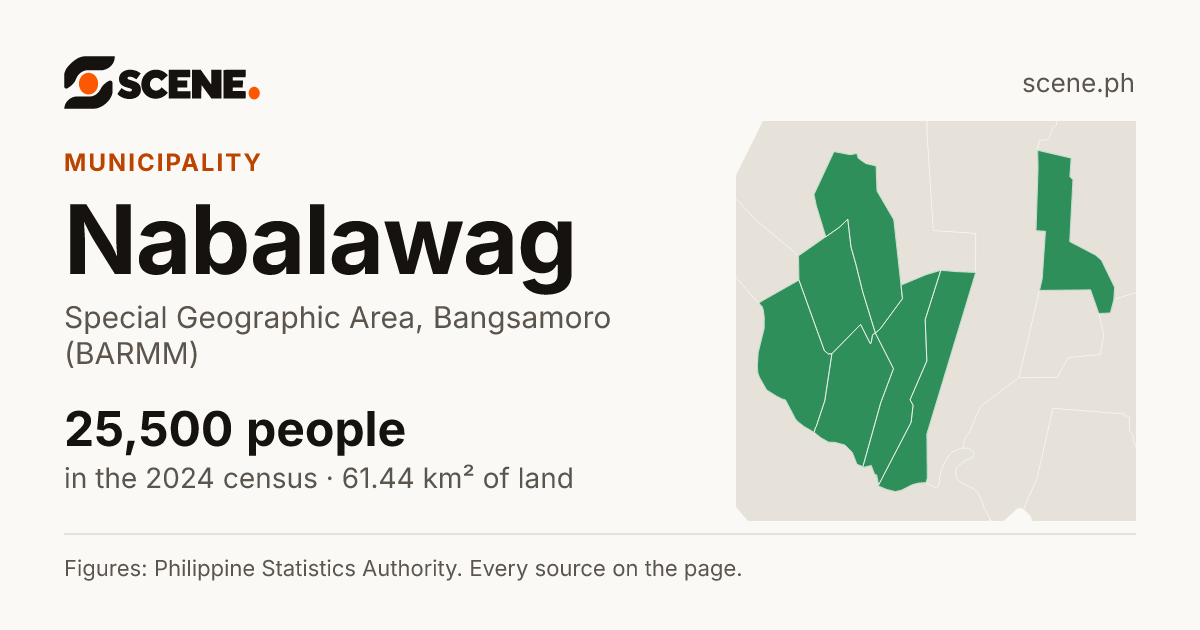 Nabalawag, Special Geographic Area, municipality: 25,500 people in the 2024 census