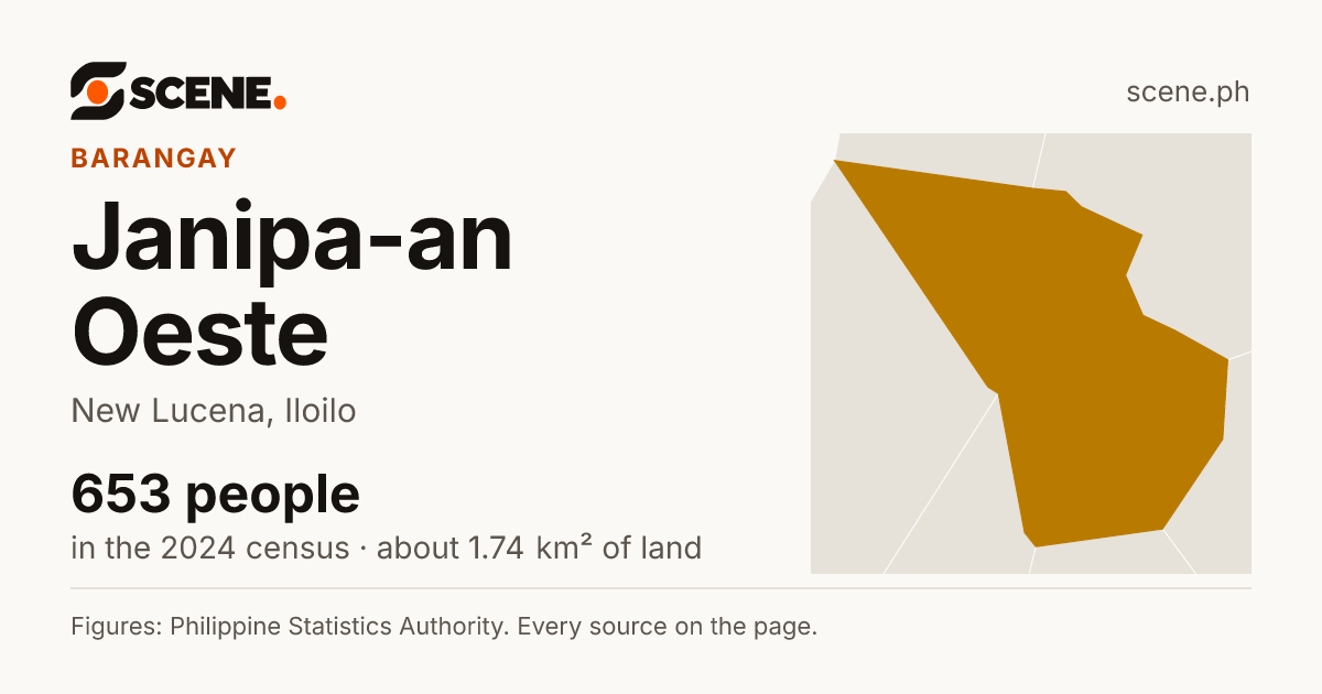 Janipa-an Oeste, New Lucena, barangay: 653 people in the 2024 census
