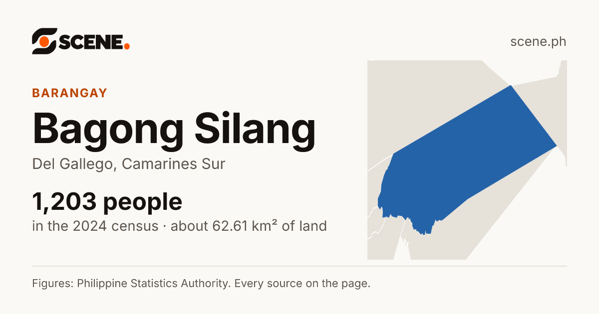 Bagong Silang, Del Gallego, barangay: 1,203 people in the 2024 census