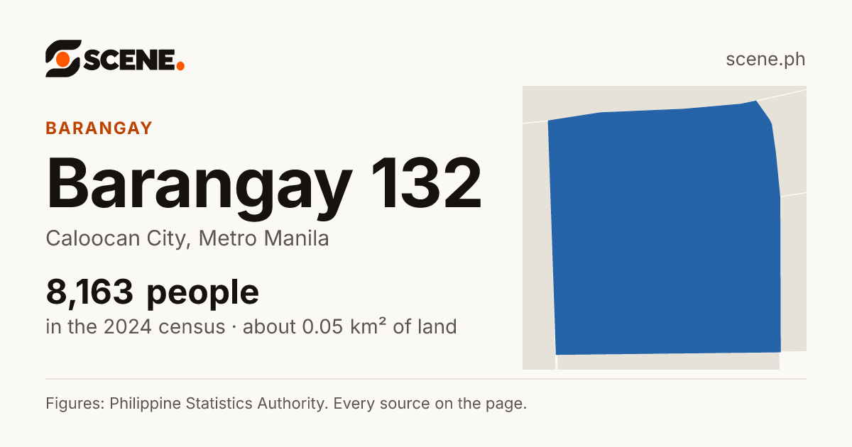 Barangay 132, Caloocan City, barangay: 8,163 people in the 2024 census