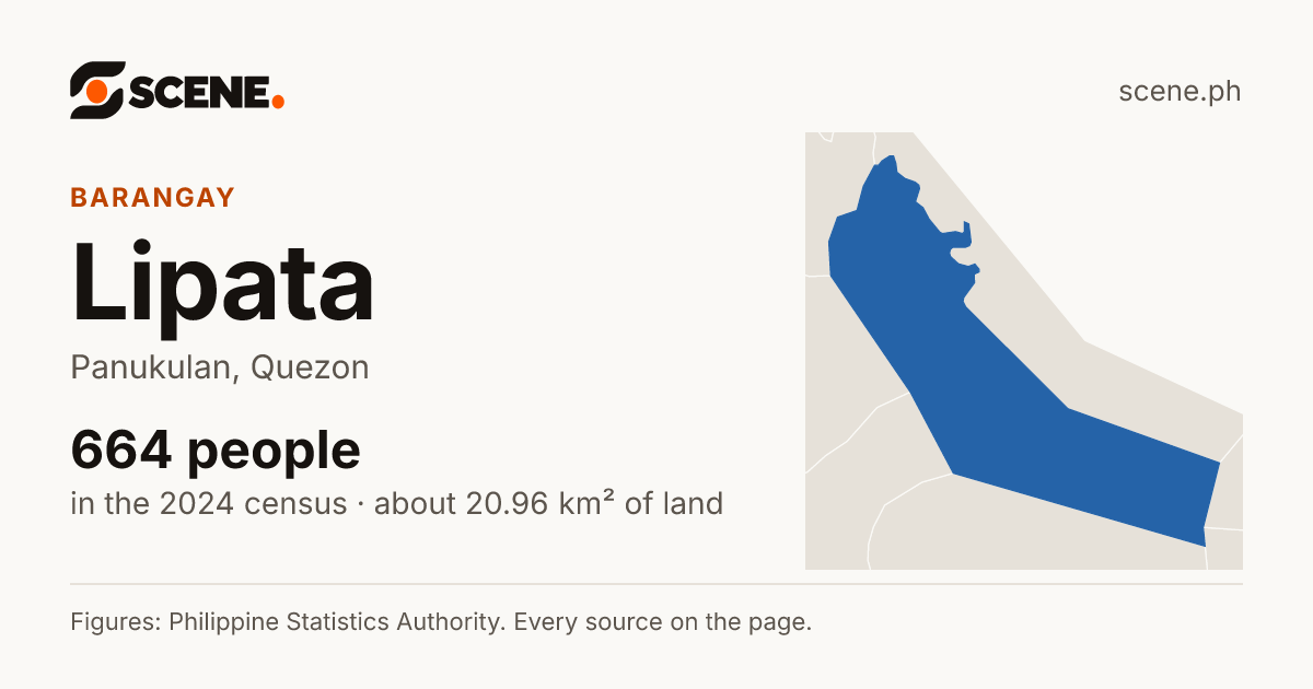 Lipata, Panukulan, barangay: 664 people in the 2024 census