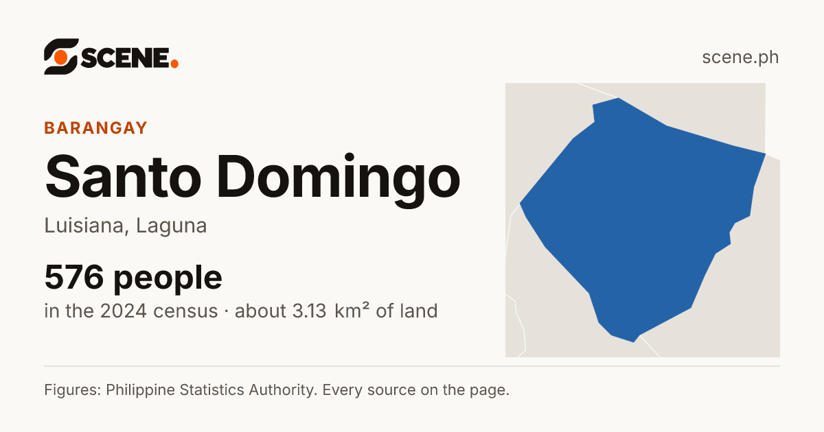 Santo Domingo, Luisiana, barangay: 576 people in the 2024 census