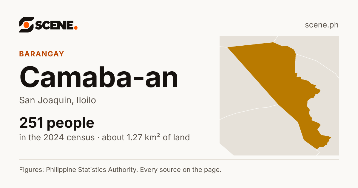 Camaba-an, San Joaquin, barangay: 251 people in the 2024 census