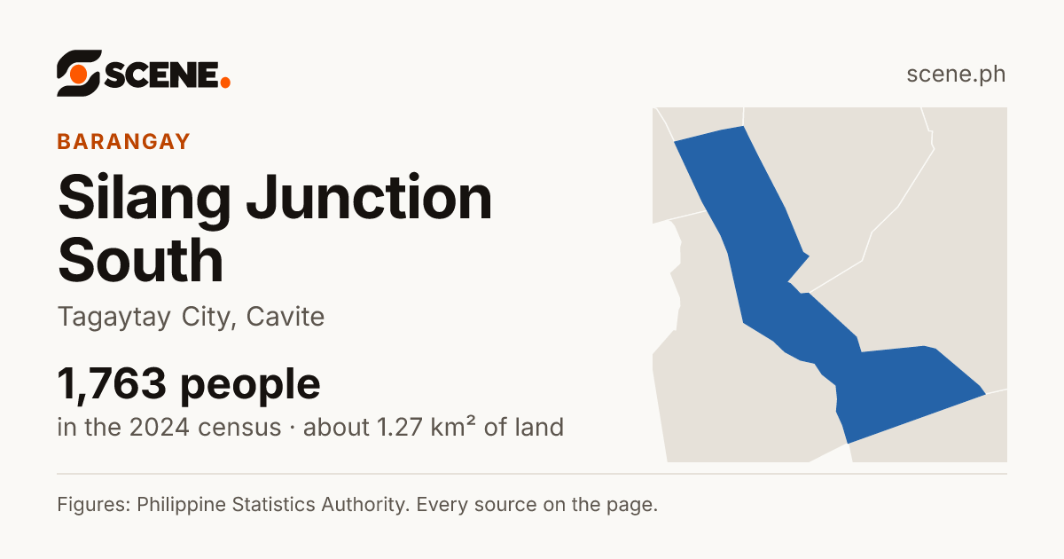 Silang Junction South, Tagaytay City, barangay: 1,763 people in the 2024 census