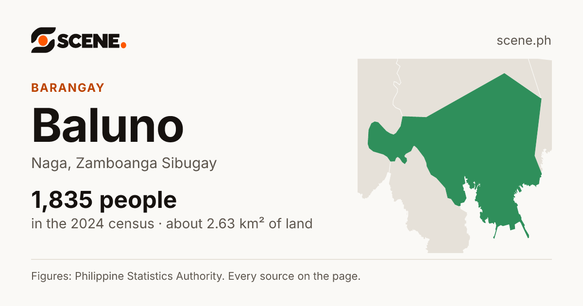 Baluno, Naga, barangay: 1,835 people in the 2024 census