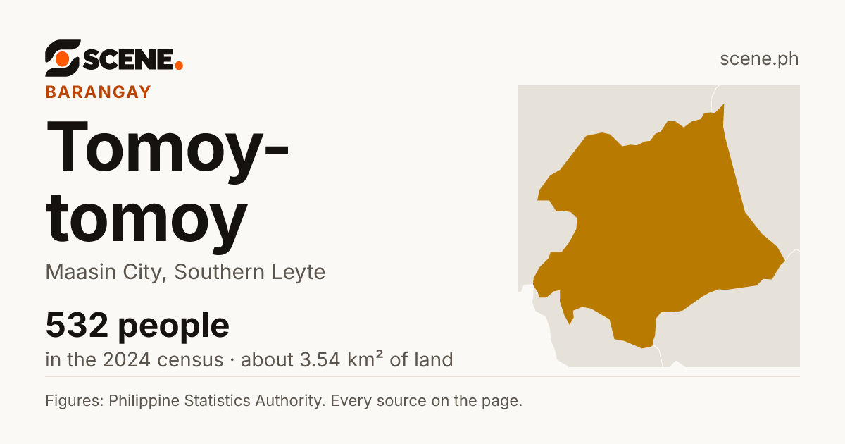 Tomoy-tomoy, Maasin City, barangay: 532 people in the 2024 census