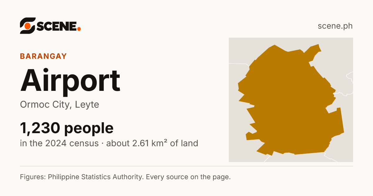 Airport, Ormoc City, barangay: 1,230 people in the 2024 census