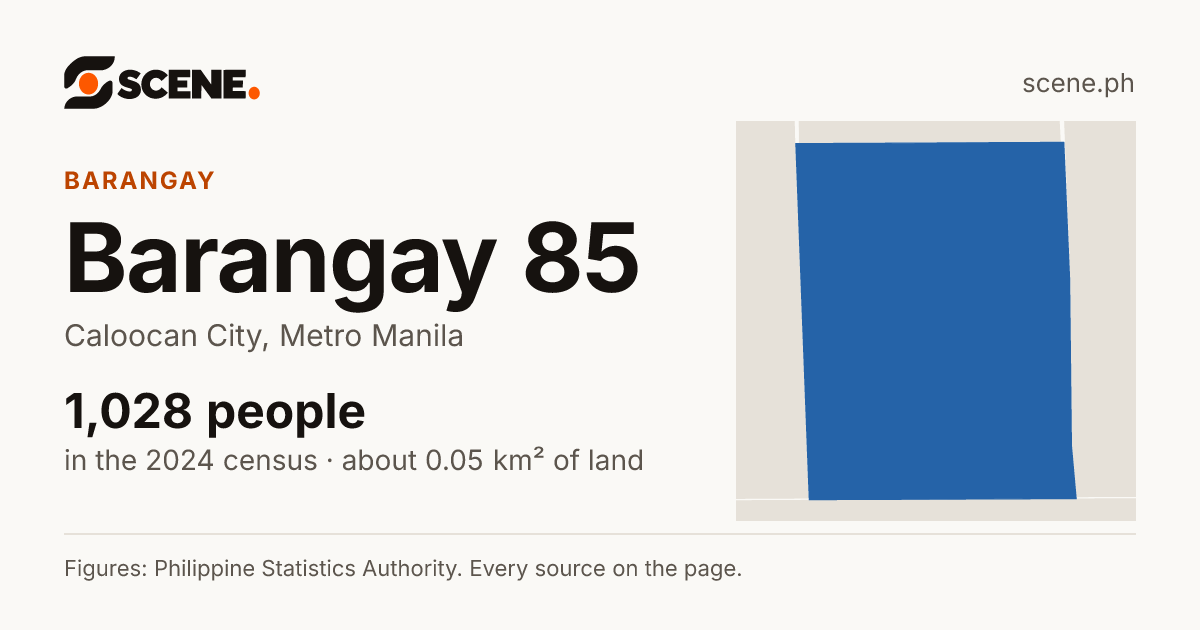 Barangay 85, Caloocan City, barangay: 1,028 people in the 2024 census