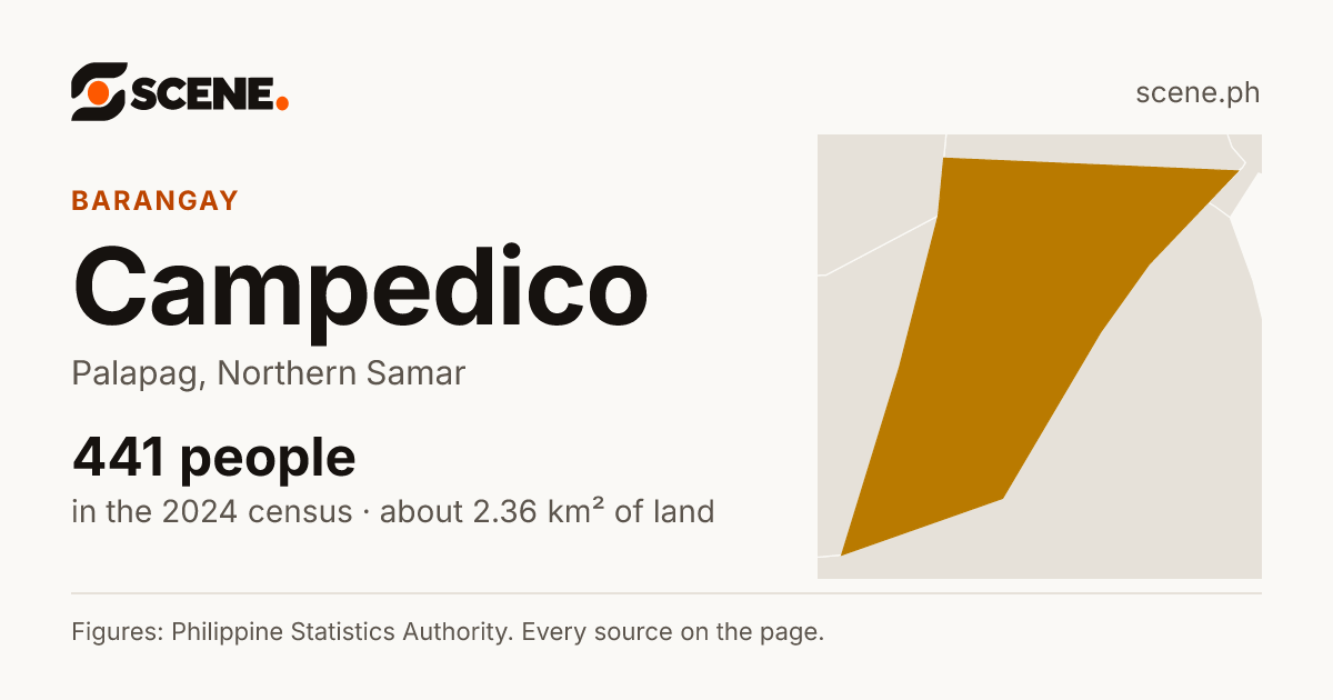 Campedico, Palapag, barangay: 441 people in the 2024 census