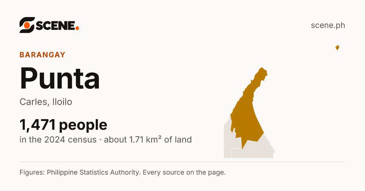 Punta, Carles, barangay: 1,471 people in the 2024 census
