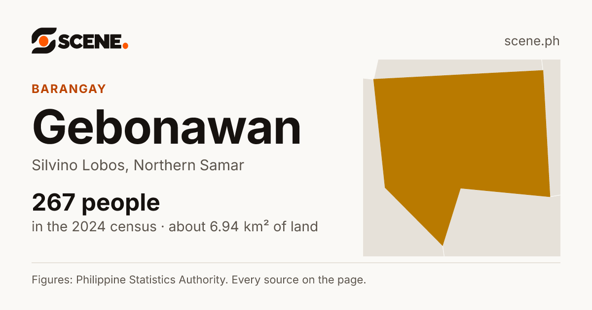 Gebonawan, Silvino Lobos, barangay: 267 people in the 2024 census