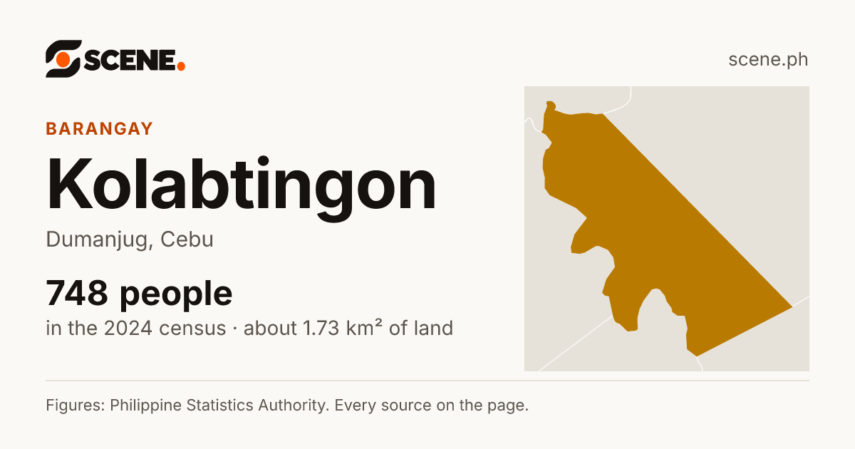 Kolabtingon, Dumanjug, barangay: 748 people in the 2024 census