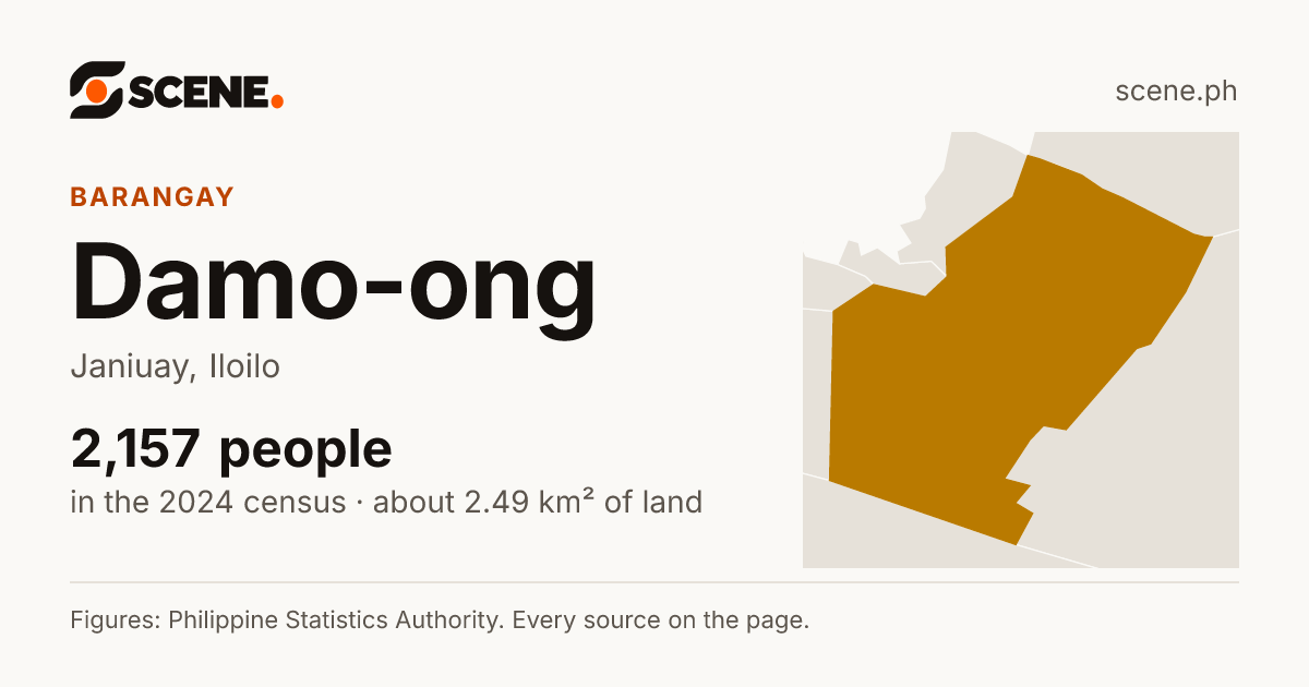 Damo-ong, Janiuay, barangay: 2,157 people in the 2024 census