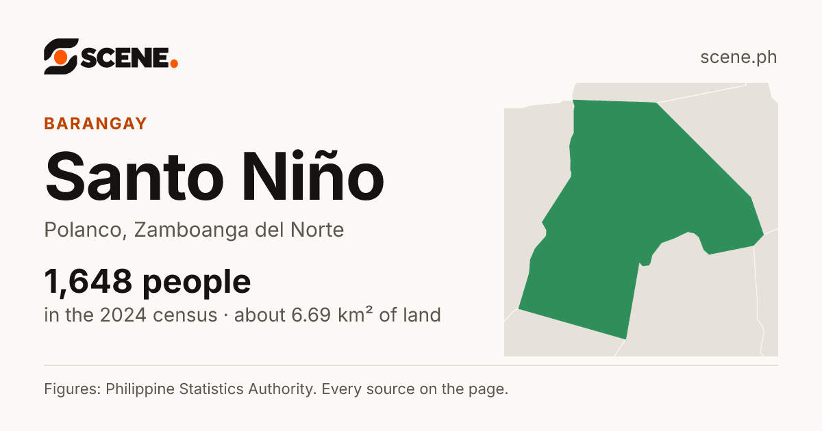 Santo Niño, Polanco, barangay: 1,648 people in the 2024 census