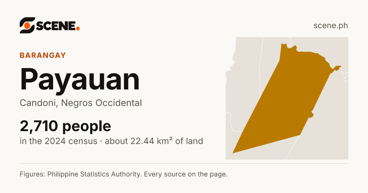 Payauan, Candoni, barangay: 2,710 people in the 2024 census