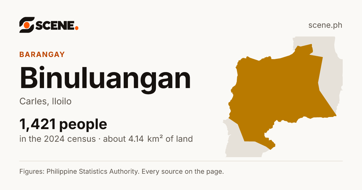 Binuluangan, Carles, barangay: 1,421 people in the 2024 census
