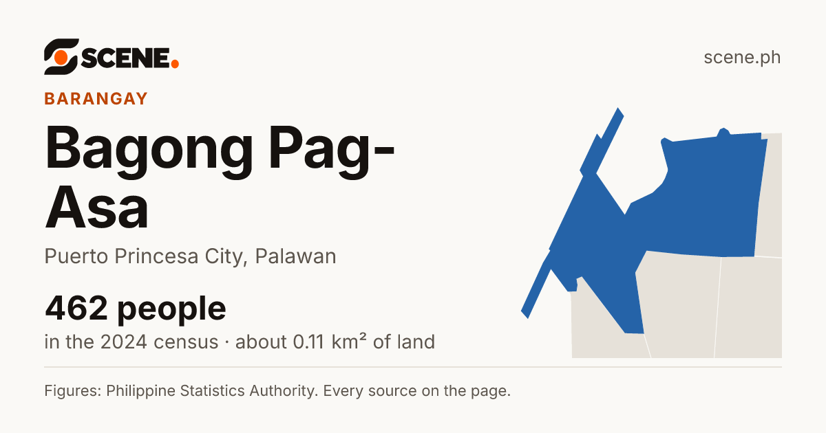 Bagong Pag-Asa, Puerto Princesa City, barangay: 462 people in the 2024 census