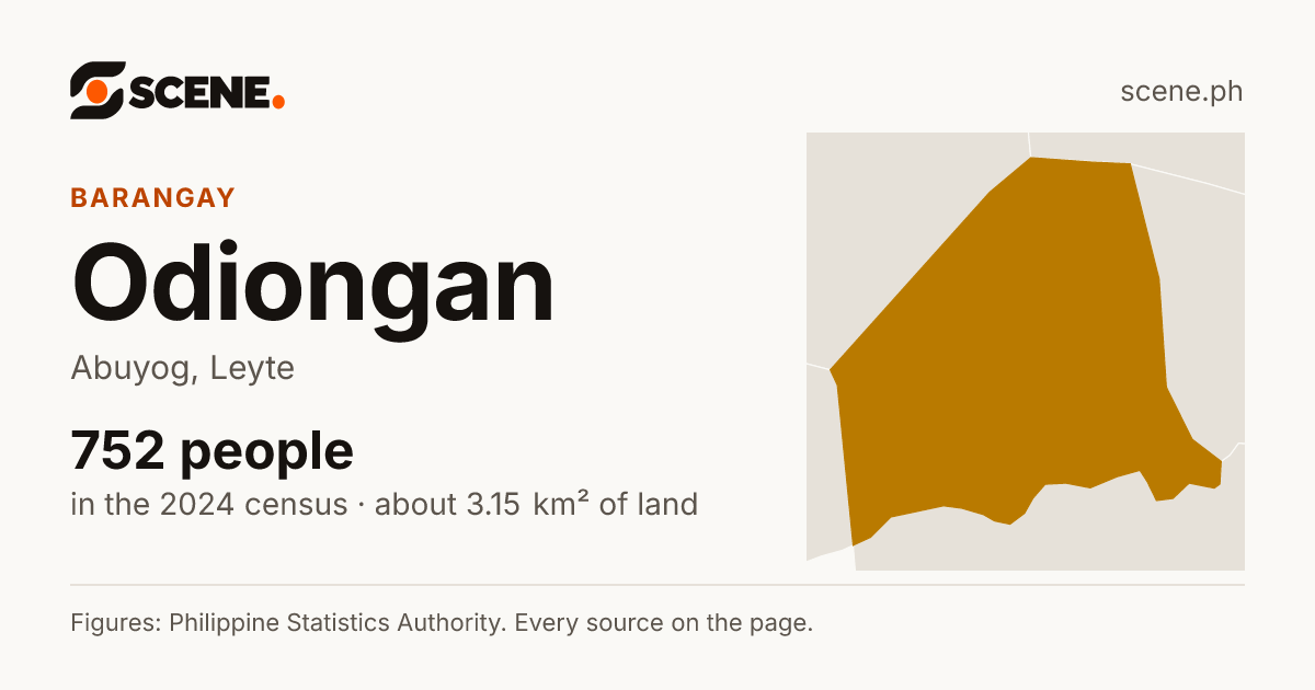 Odiongan, Abuyog, barangay: 752 people in the 2024 census