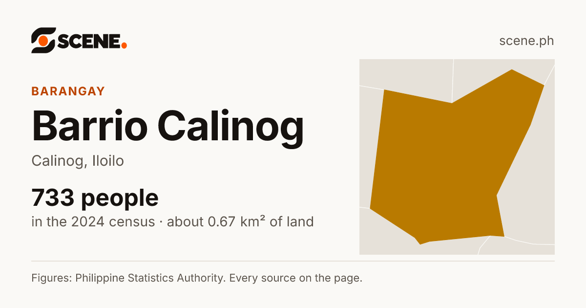 Barrio Calinog, Calinog, barangay: 733 people in the 2024 census