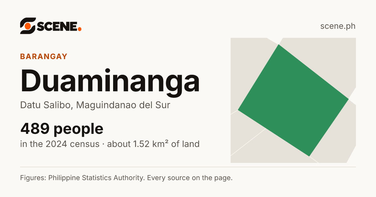Duaminanga, Datu Salibo, barangay: 489 people in the 2024 census