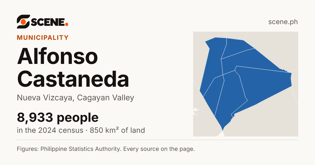 Alfonso Castaneda, Nueva Vizcaya, municipality: 8,933 people in the 2024 census