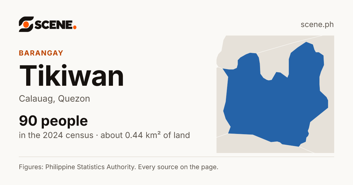 Tikiwan, Calauag, barangay: 90 people in the 2024 census