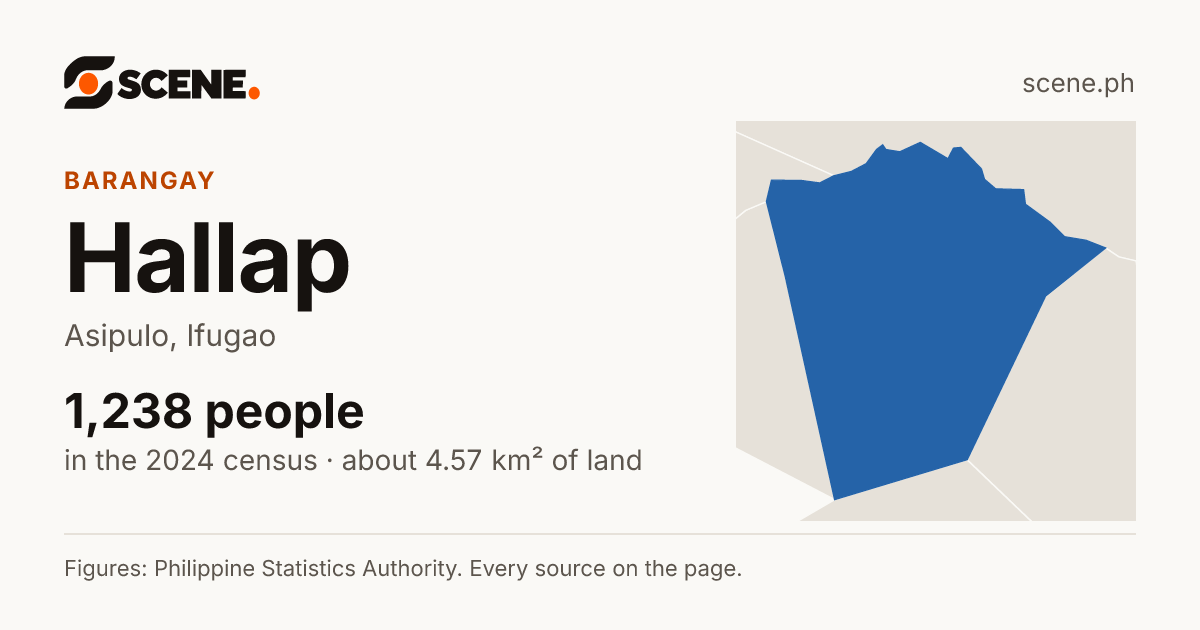 Hallap, Asipulo, barangay: 1,238 people in the 2024 census