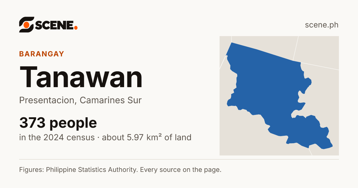 Tanawan, Presentacion, barangay: 373 people in the 2024 census