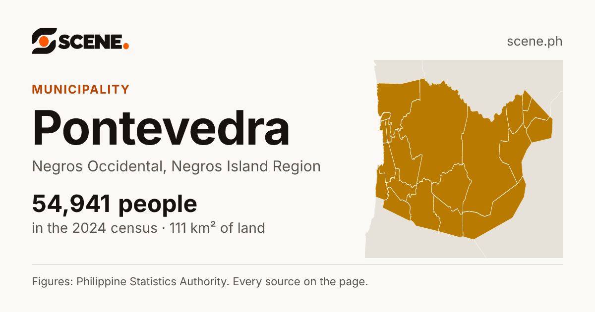 Pontevedra, Negros Occidental, municipality: 54,941 people in the 2024 census