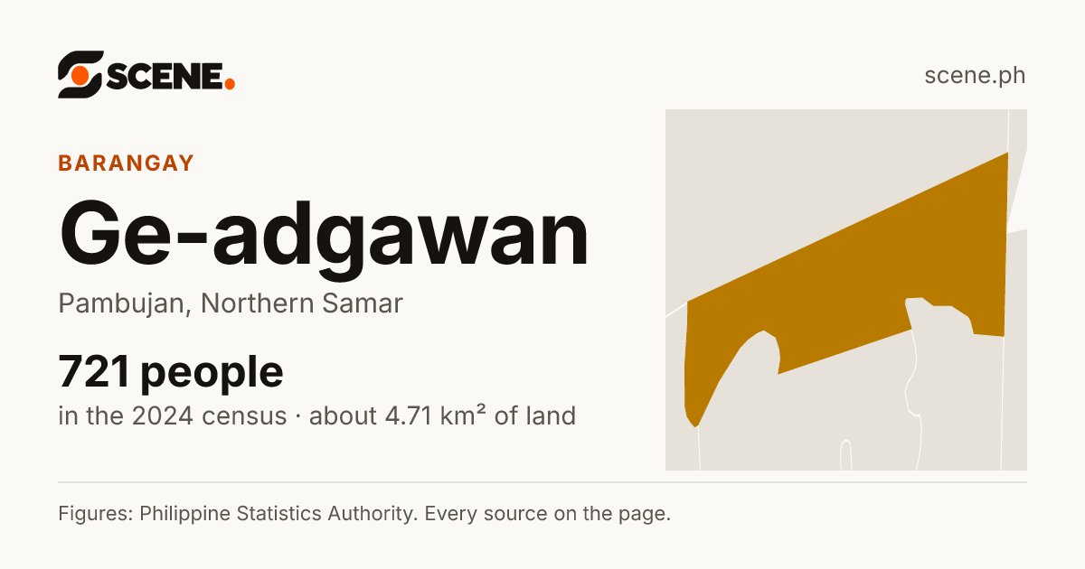 Ge-adgawan, Pambujan, barangay: 721 people in the 2024 census