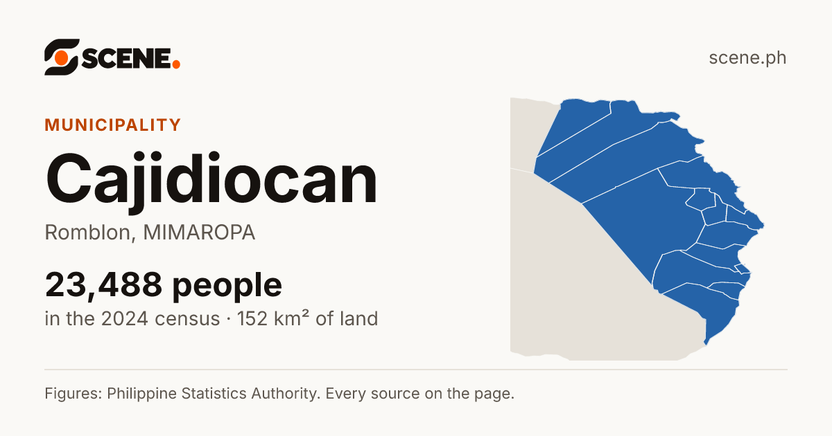 Cajidiocan, Romblon, municipality: 23,488 people in the 2024 census