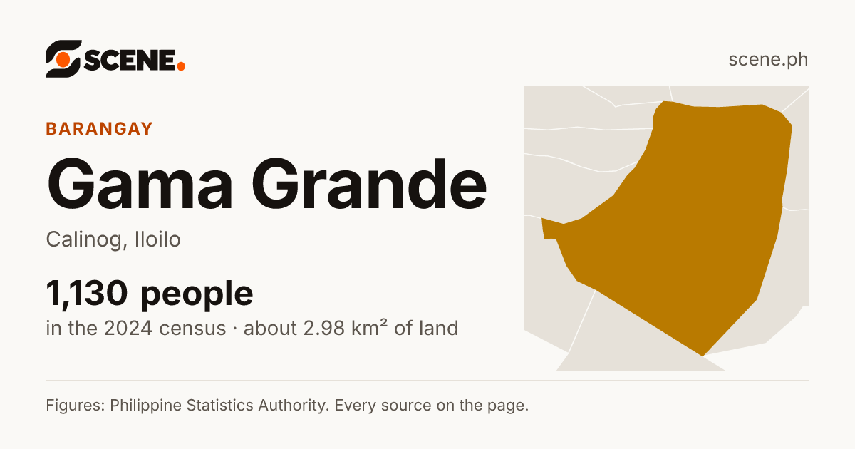 Gama Grande, Calinog, barangay: 1,130 people in the 2024 census