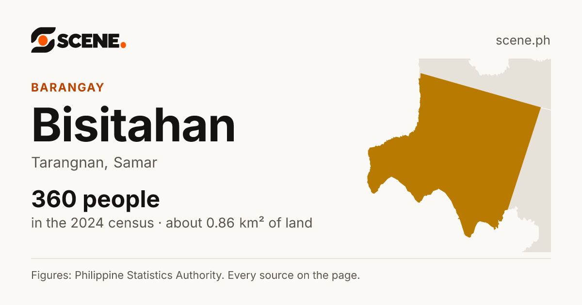 Bisitahan, Tarangnan, barangay: 360 people in the 2024 census