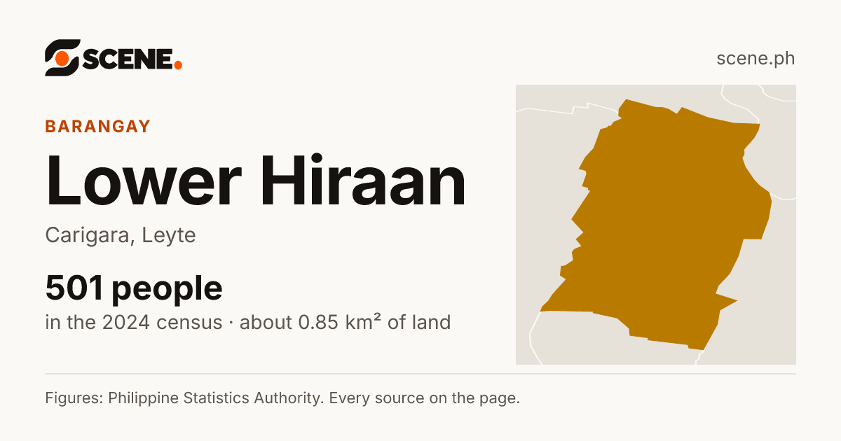 Lower Hiraan, Carigara, barangay: 501 people in the 2024 census
