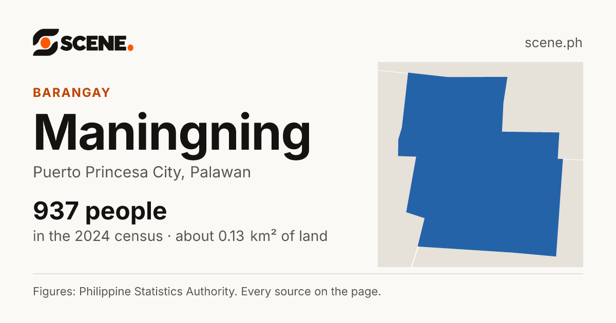 Maningning, Puerto Princesa City, barangay: 937 people in the 2024 census