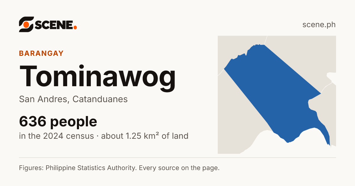 Tominawog, San Andres, barangay: 636 people in the 2024 census