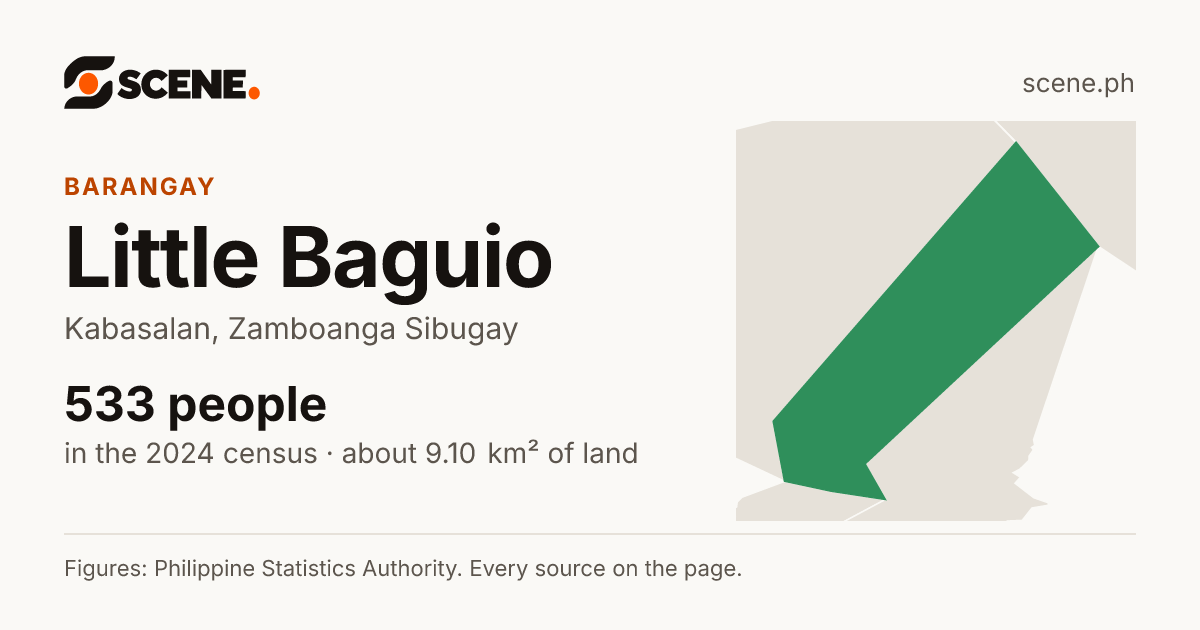 Little Baguio, Kabasalan, barangay: 533 people in the 2024 census