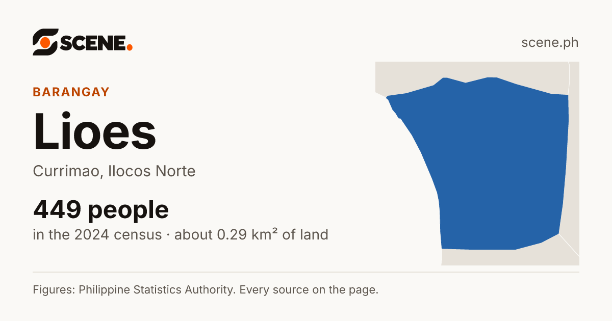 Lioes, Currimao, barangay: 449 people in the 2024 census